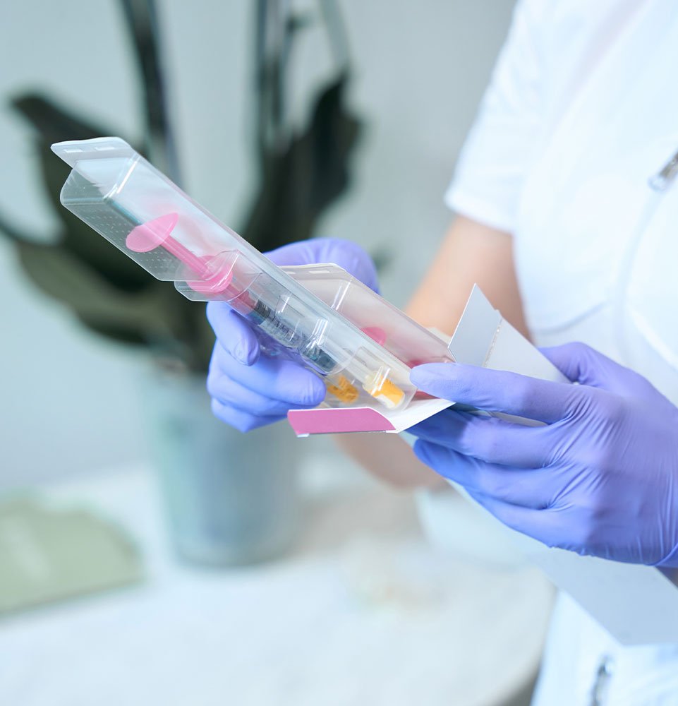 botox being taken out of box