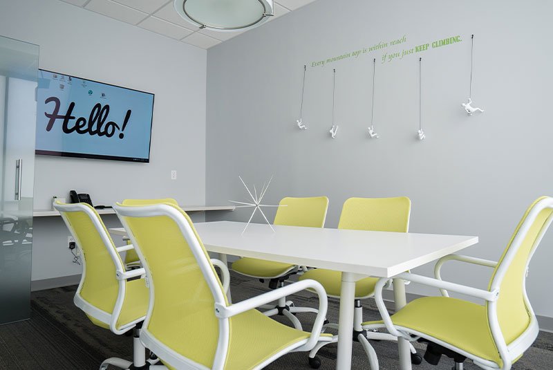 burlington conference room decor