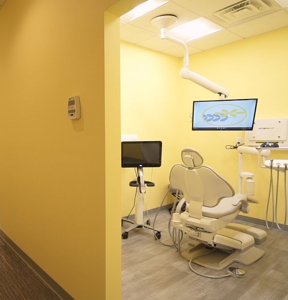 procedure room within the dental center