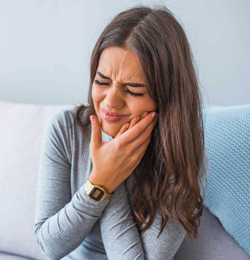 tmj patient in pain